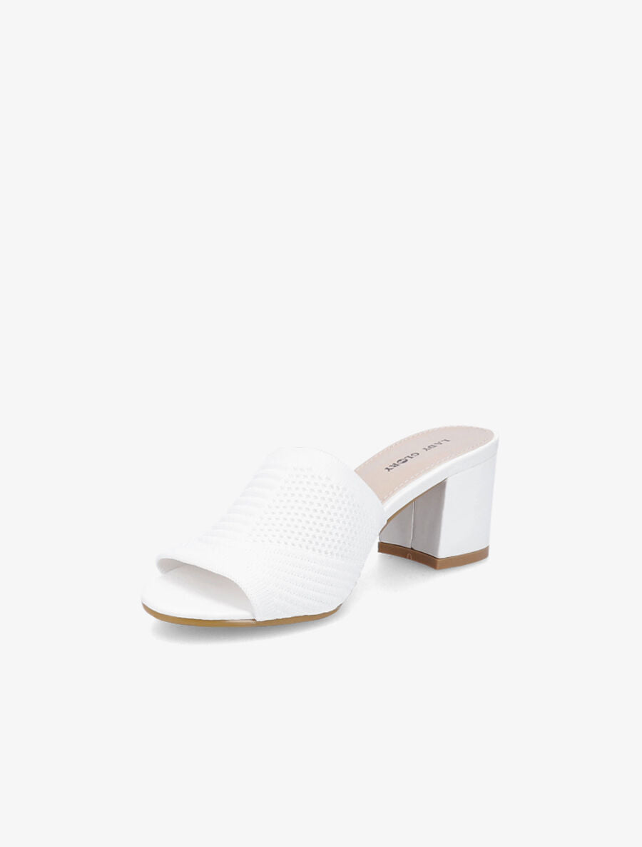 Mules en mesh - Blanc - 3
