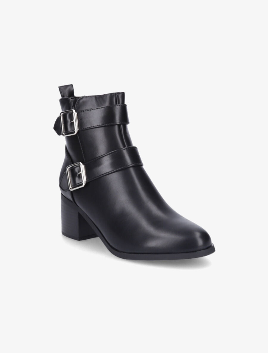 Bottines à boucles - Noir - 2