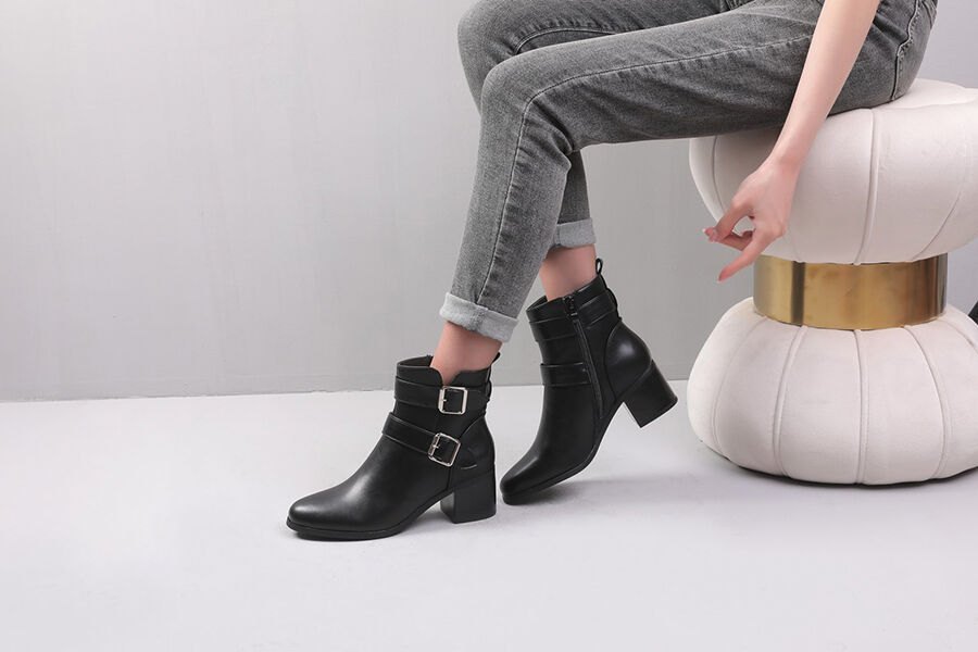 Bottines à boucles - Noir - 5