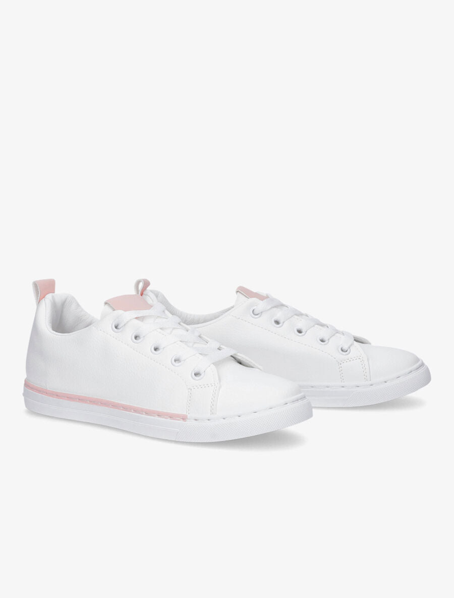 Tennis en simili à boucle arrière - Rose - 4