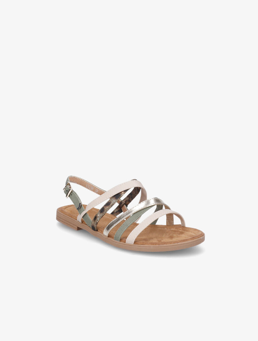 Nu-pieds fantaisies multibrides - Kaki - 3