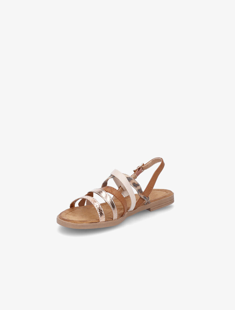 Nu-pieds fantaisies multibrides - Camel - 3
