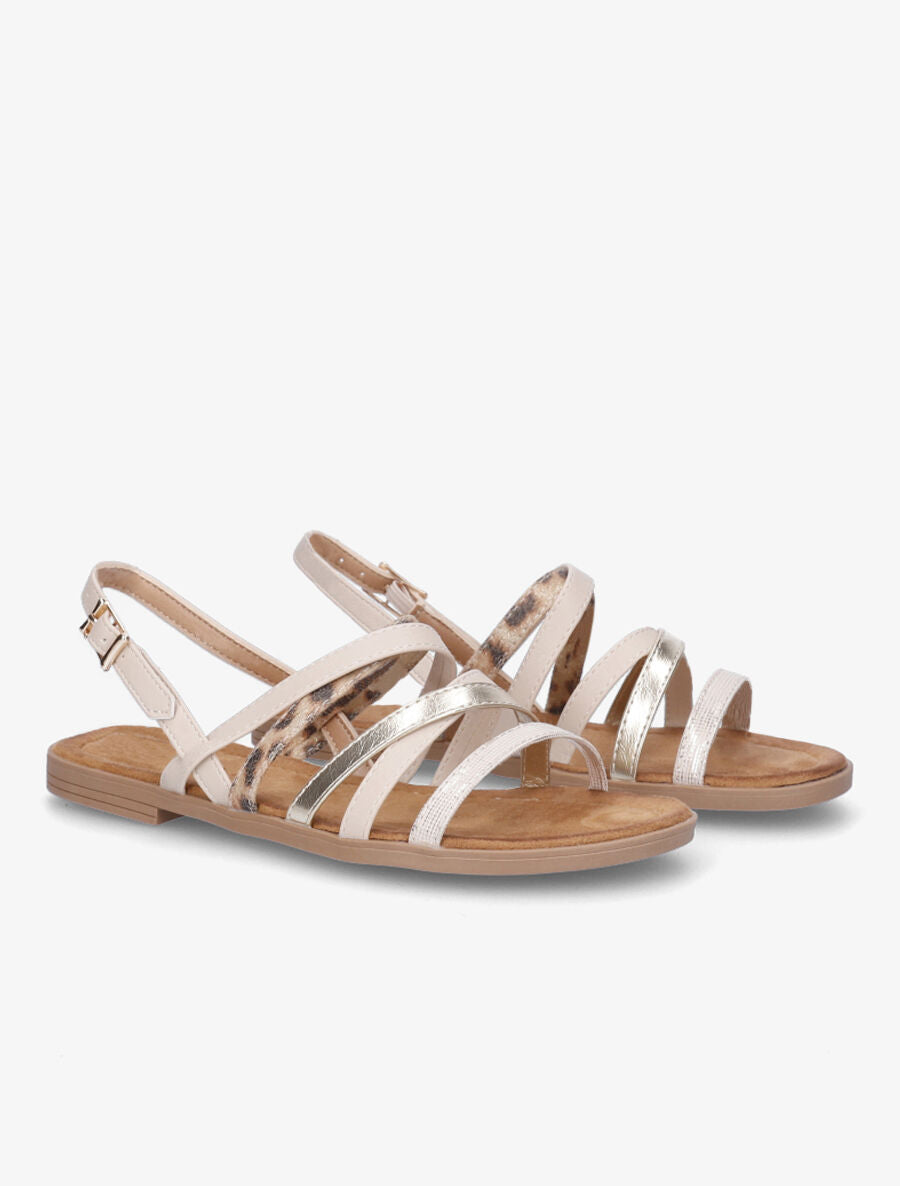 Nu-pieds fantaisies multibrides - Beige - 4