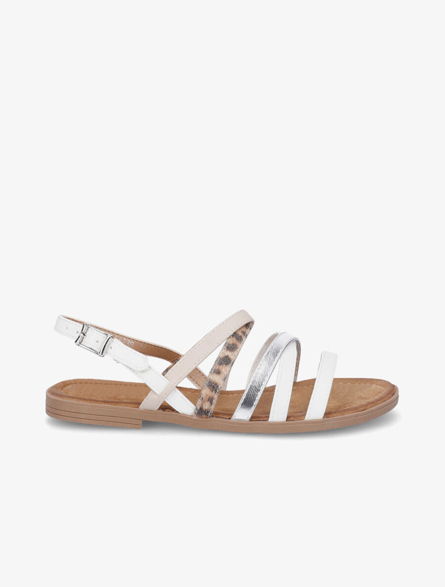 Nu-pieds fantaisies multibrides - Blanc - 1