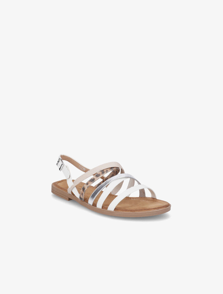 Nu-pieds fantaisies multibrides - Blanc - 2