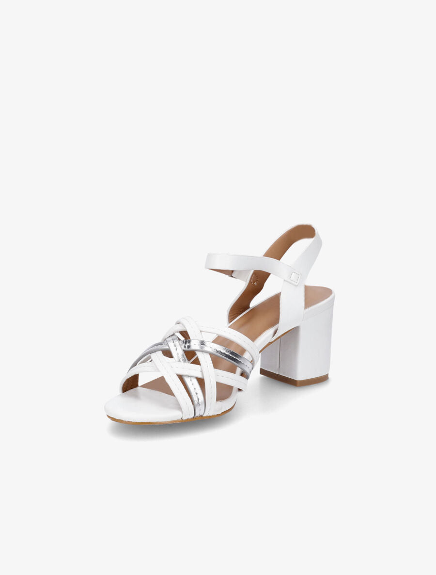 Sandales mi-hautes multibrides - Blanc - 3