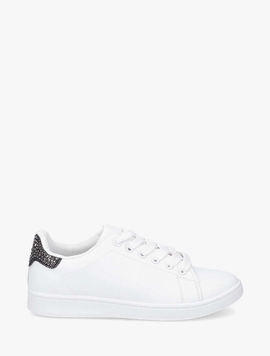 Baskets à strass - Noir/blanc - 1