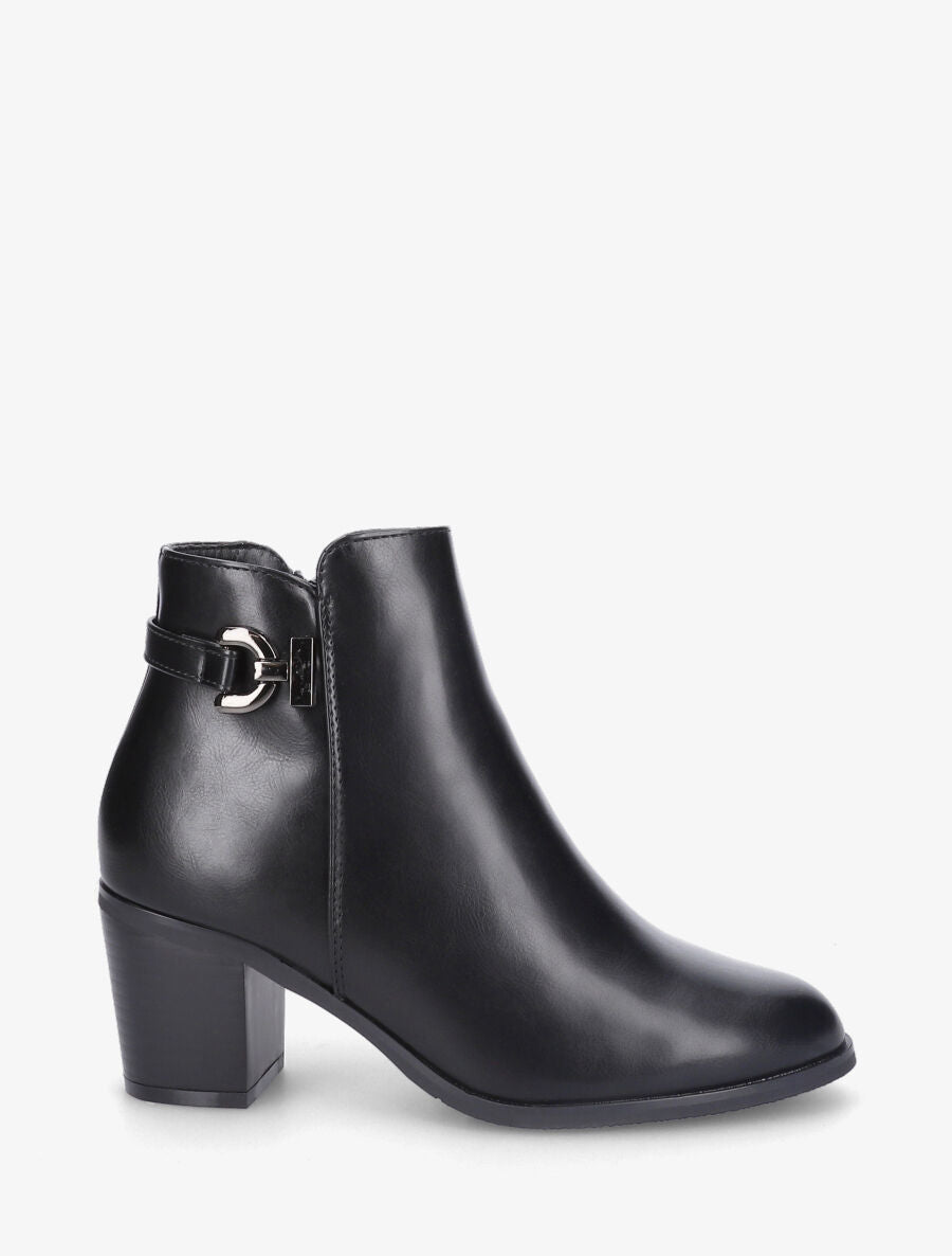 Bottines à boucle - Noir - 6