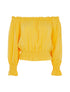 Blouse bouffante - jaune - 1