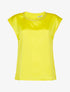 Top corsage droit à encolure strassée - jaune fluo - 3