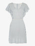 Robe marinière légère dos à découpe - bleu - 1