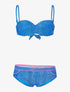 Bikini effet jean - bleu denim - 1