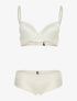 Ensemble SG et shorty en voile et dentelle - blanc - 3