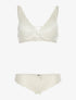 Ensemble en dentelle effet triangle - ecru - 3