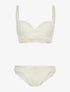 Ensemble soutien-gorge bustier - ecru - 1