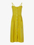 Robe longue en lin - moutarde - 1