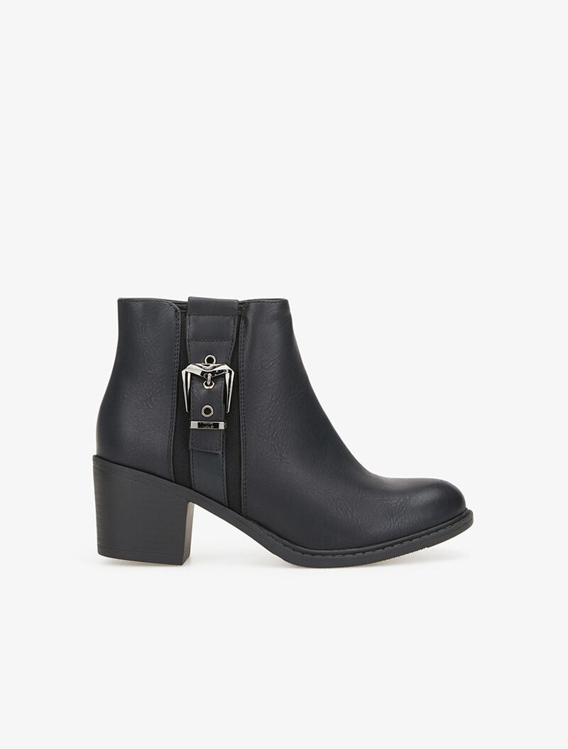 Bottines à quartier orné d&