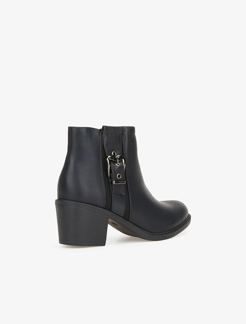 Bottines à quartier orné d&