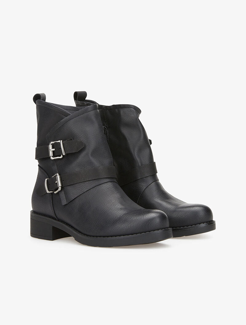 Bottines à sangles - noir - 6