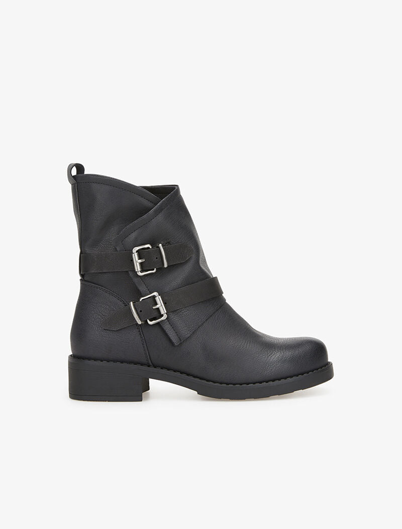 Bottines à sangles - noir - 2