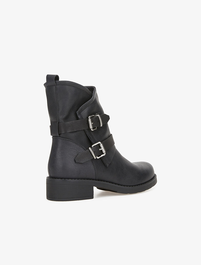 Bottines à sangles - noir - 5
