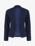 Veste fluide coupe droite à col montant - marine - 3