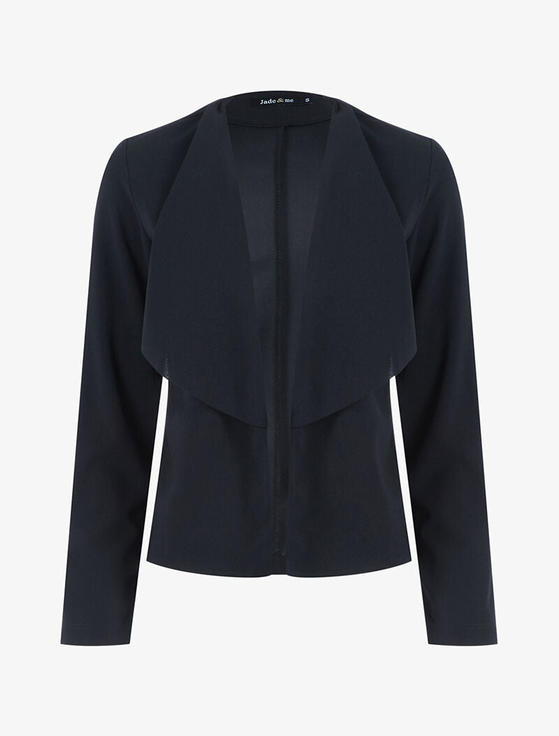 Veste à pans asymétriques - noir - 3