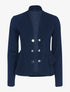 Veste à côtés volantés - marine - 1