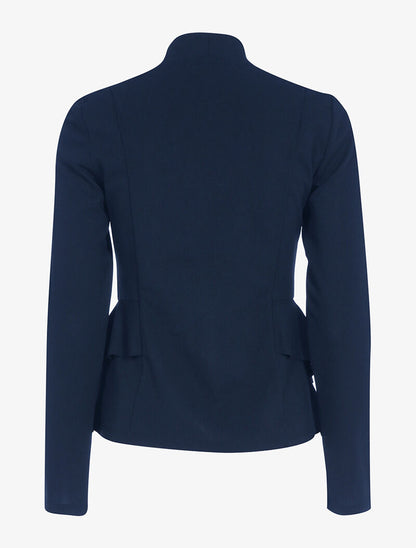 Veste à côtés volantés - marine - 2