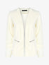Veste légère coupe droite - ecru - 1