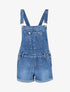 Salopette short ajustée - denim clair - 1