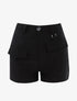 Mini short à poches stylisées - noir - 1