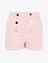 Mini short à boutons décoratifs - rose - 3