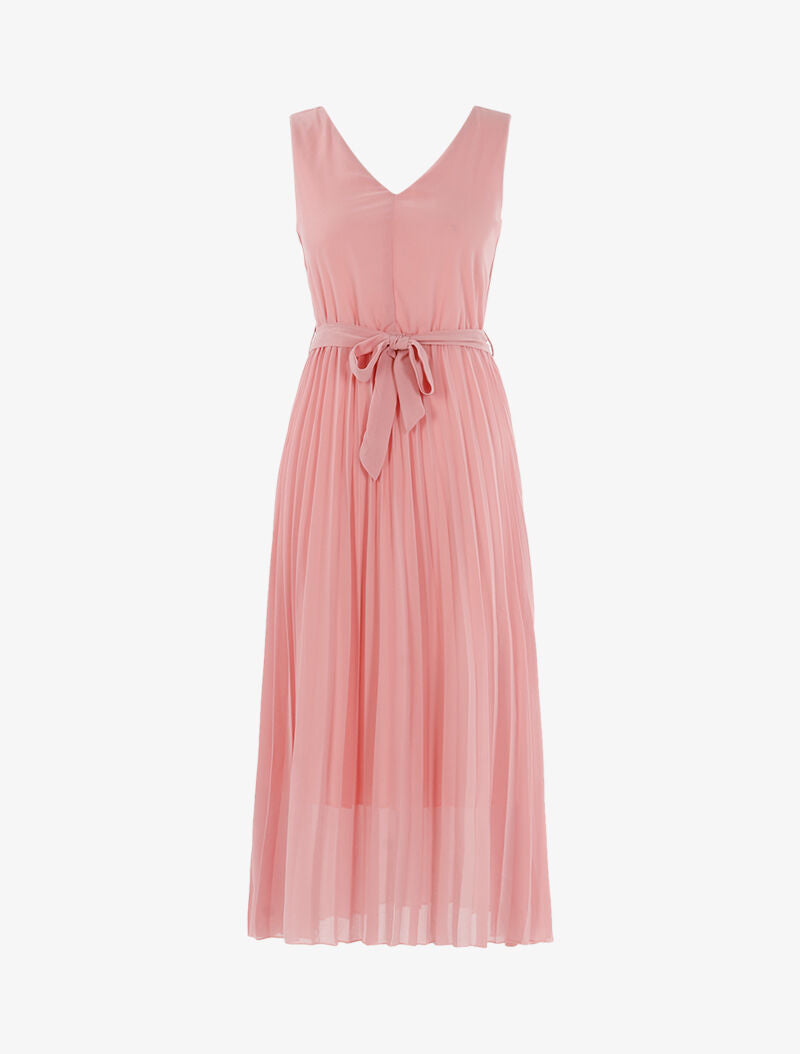 Robe à bas gaufré - rose - 3