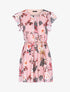 Robe trapèze à imprimé fleuri - rose - 3
