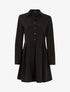 Robe patineuse style chemise - noir - 1