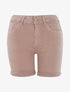 Short à côtés à liserés empiécés - vieux rose - 1