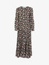 Robe fluide à imprimé champêtre - noir - 3