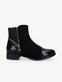 Bottines à détails zippés et élastiqués - noir - 5