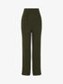 Pantalon en maille côtelée - kaki - 3