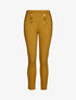 Pantalon chino à boutonnière - moutarde - 3