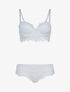 Ensemble bustier en dentelle - blanc - 3