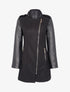 Manteau à empiècements matelassés - noir - 1
