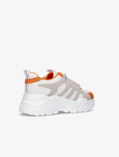 Sneakers à détails colorés - orange - 4