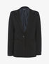 Veste casual unie - noir - 1