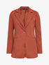 Veste casual unie - brique - 1