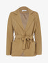 Veste unie casual - camel - 1
