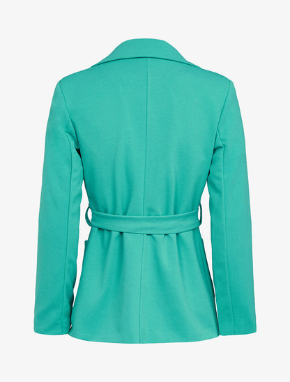 Veste unie casual - vert menthe - 2