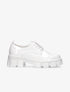 Derbies vernies crantées - blanc - 1