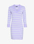 Robe à rayures irisées - lilas - 1
